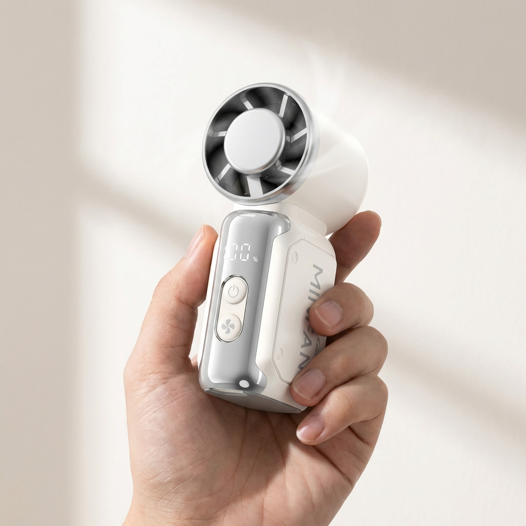 Portable Handheld Mini Fan - Instant Cooling Anywhere