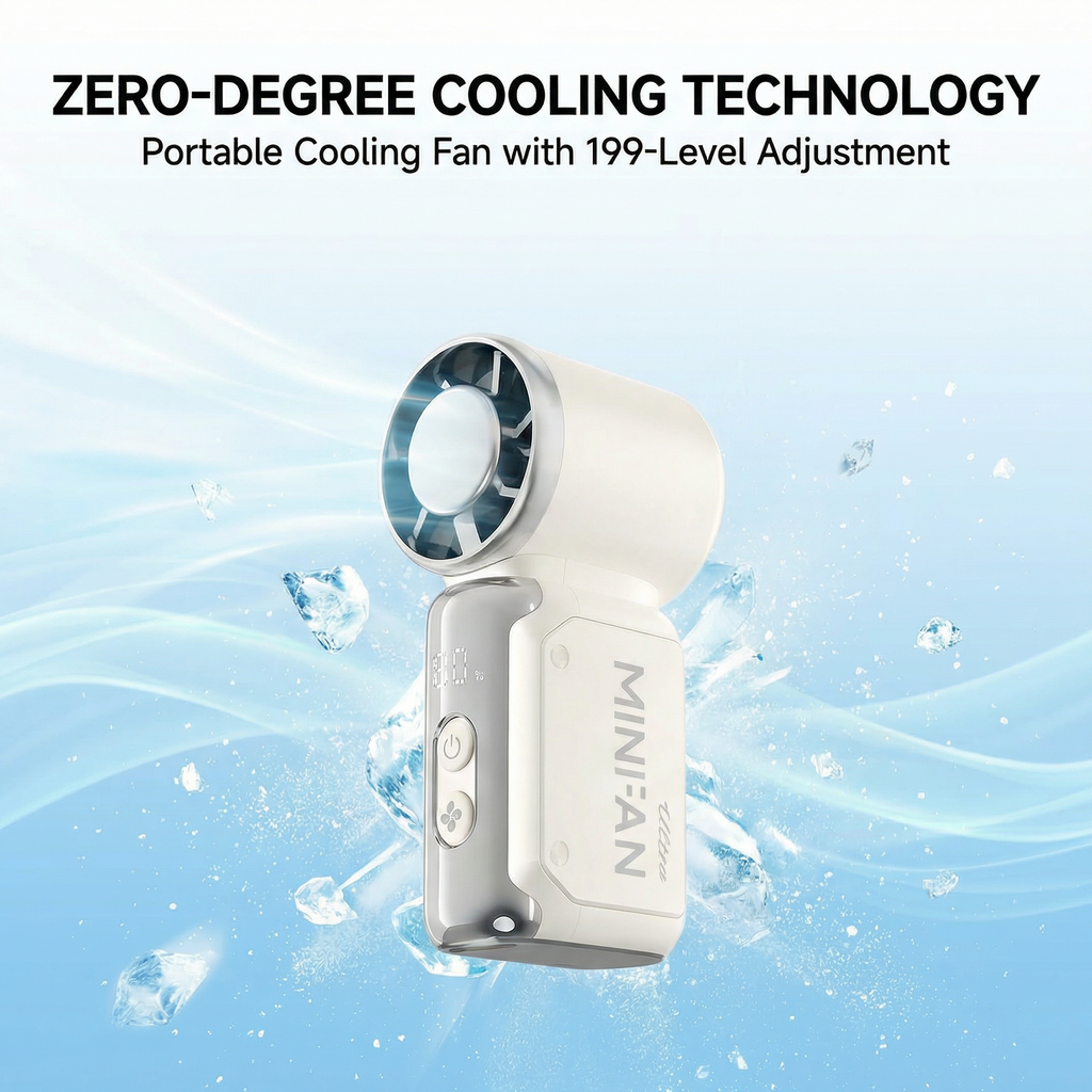 Portable Handheld Mini Fan - Instant Cooling Anywhere
