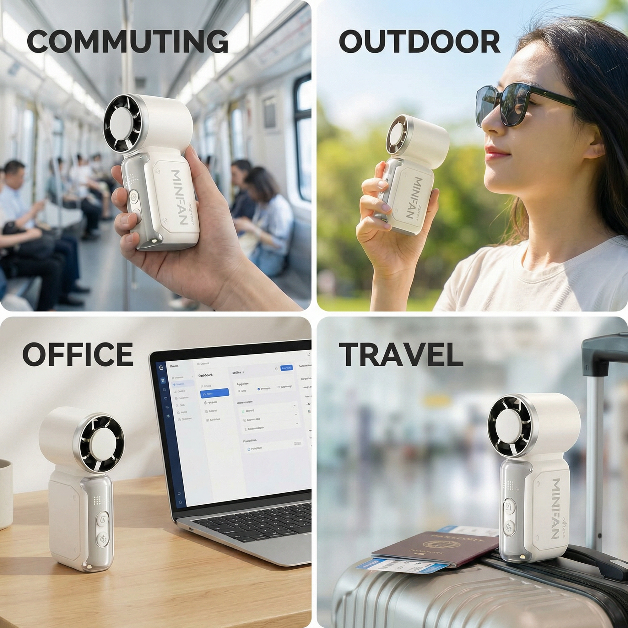 Portable Handheld Mini Fan - Instant Cooling Anywhere